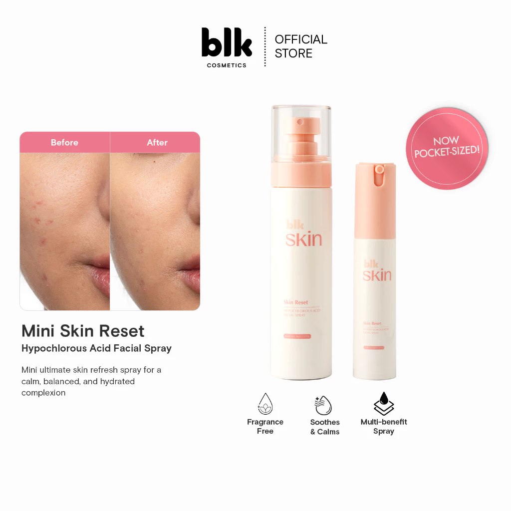43% OFF blk cosmetics skin mini skin reset hypochlorous acid facial spray (Mist)