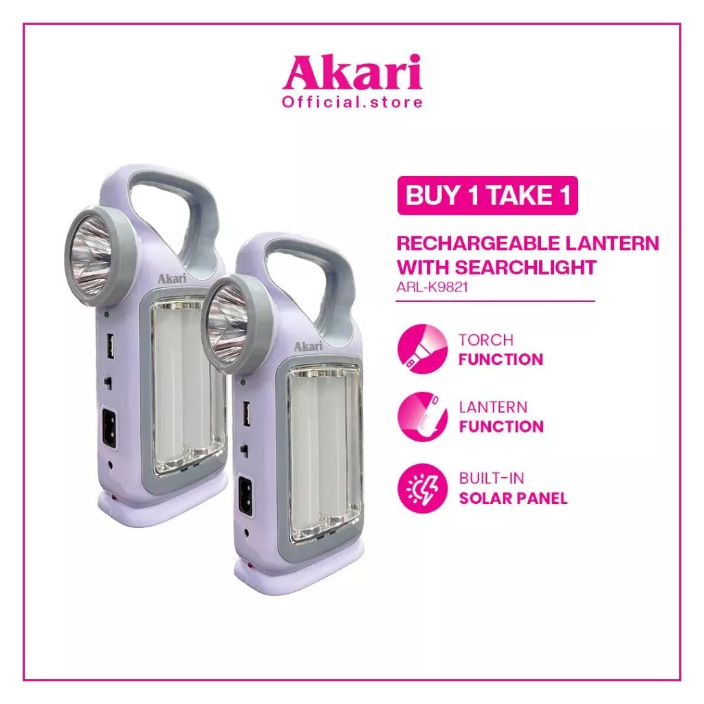 44% OFF Akari Buy 1 Take 1 Solar Energy Light and Lantern (ARL-K9821)