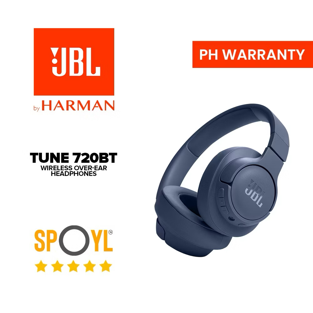 ￼JBL Tune 720BT Wireless Over-Ear Headphones - Bluetooth Headphone - Spoyl Store