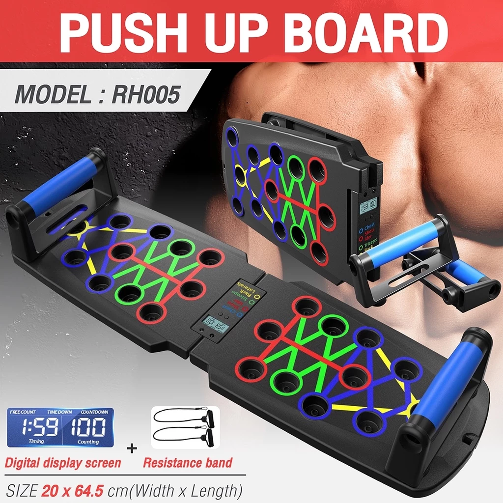 50% OFF Bettergrowph Multifunction Foldable Push-Up Board Fitness Equipment Strong and Durable Easy to use