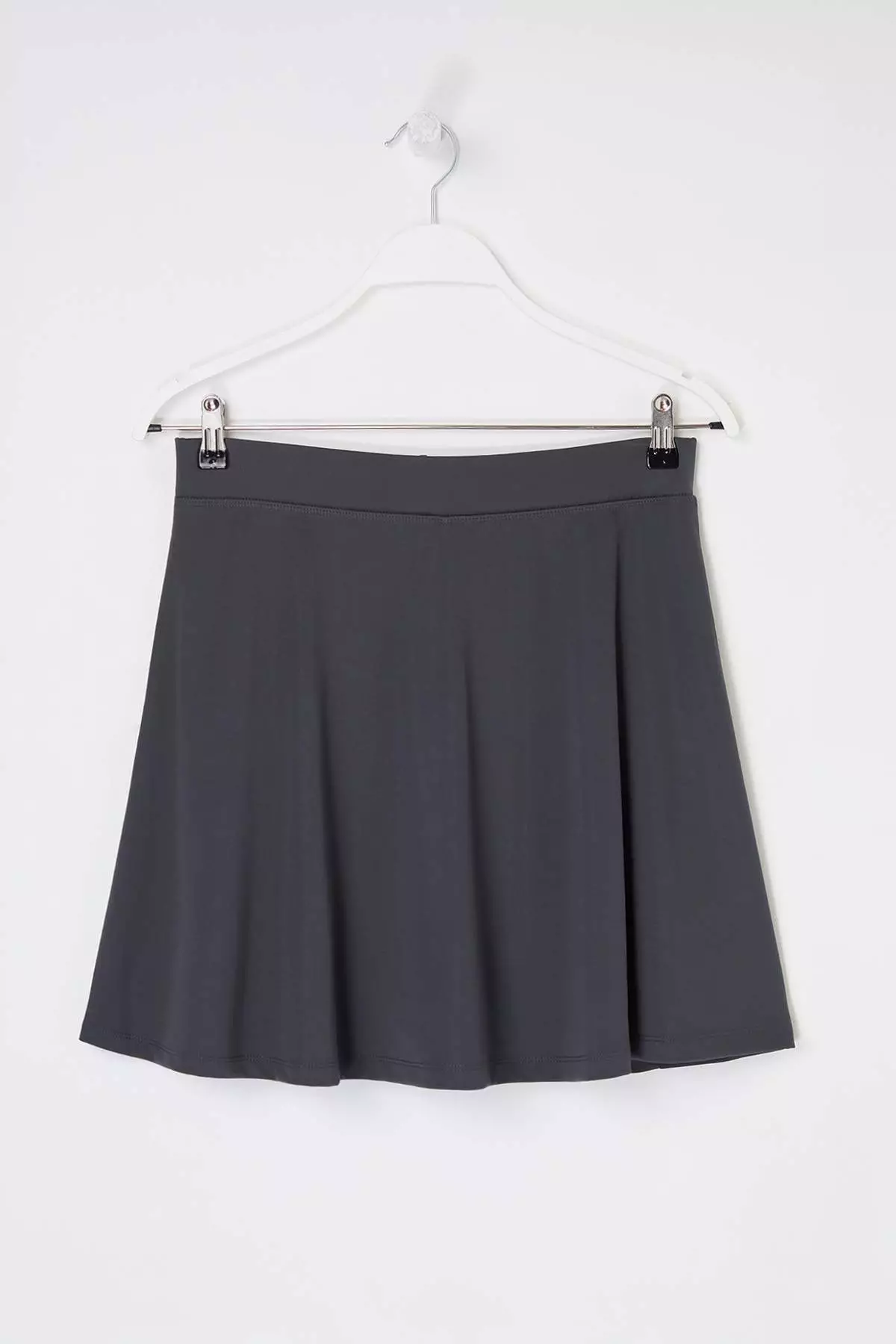 22% OFF Anthracite 2 Layer Knitted Sports Shorts Skirt Tbbss24Ap00024