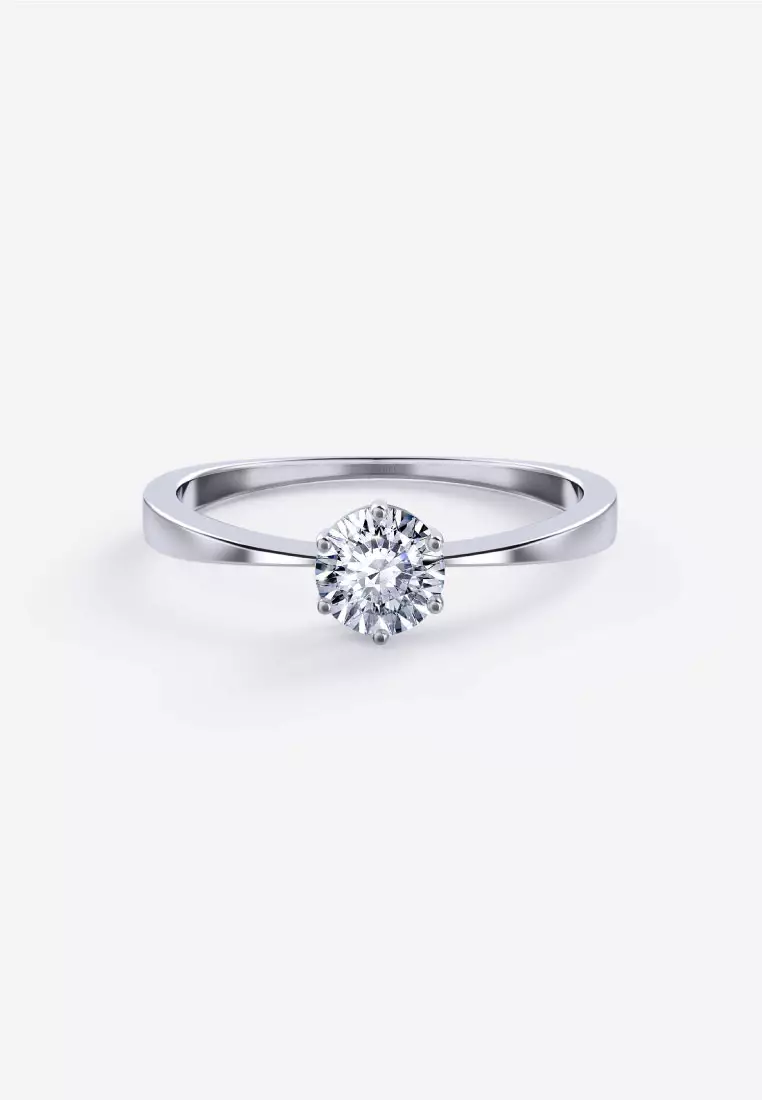 10% OFF Vinstella Togetheris Ring - 18K White Gold Plated