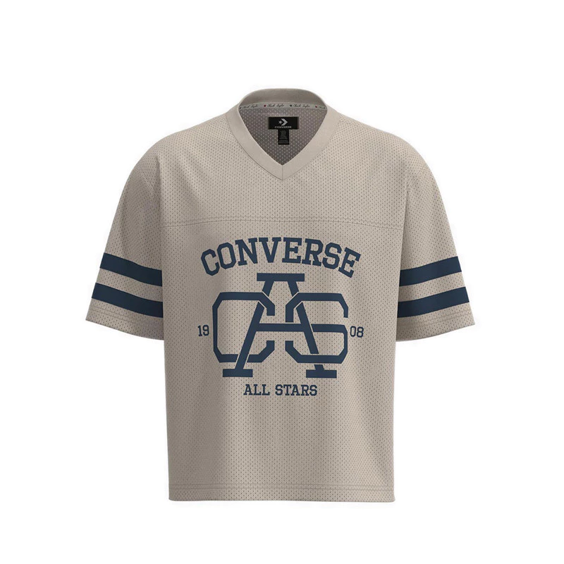 28% OFF Converse CAS Varsity Jersey Men's Tee - Classic Ecru