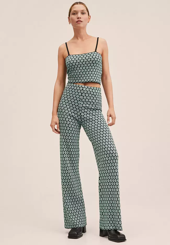 63% OFF Mango Retro Crop Top