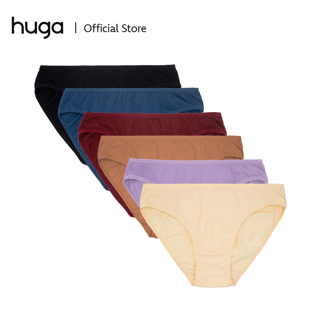 21% OFF Huga 6 in 1 Promo Pack Andy 100% Cotton Underwear for Women Assorted Colors Original Cotton S-2XL