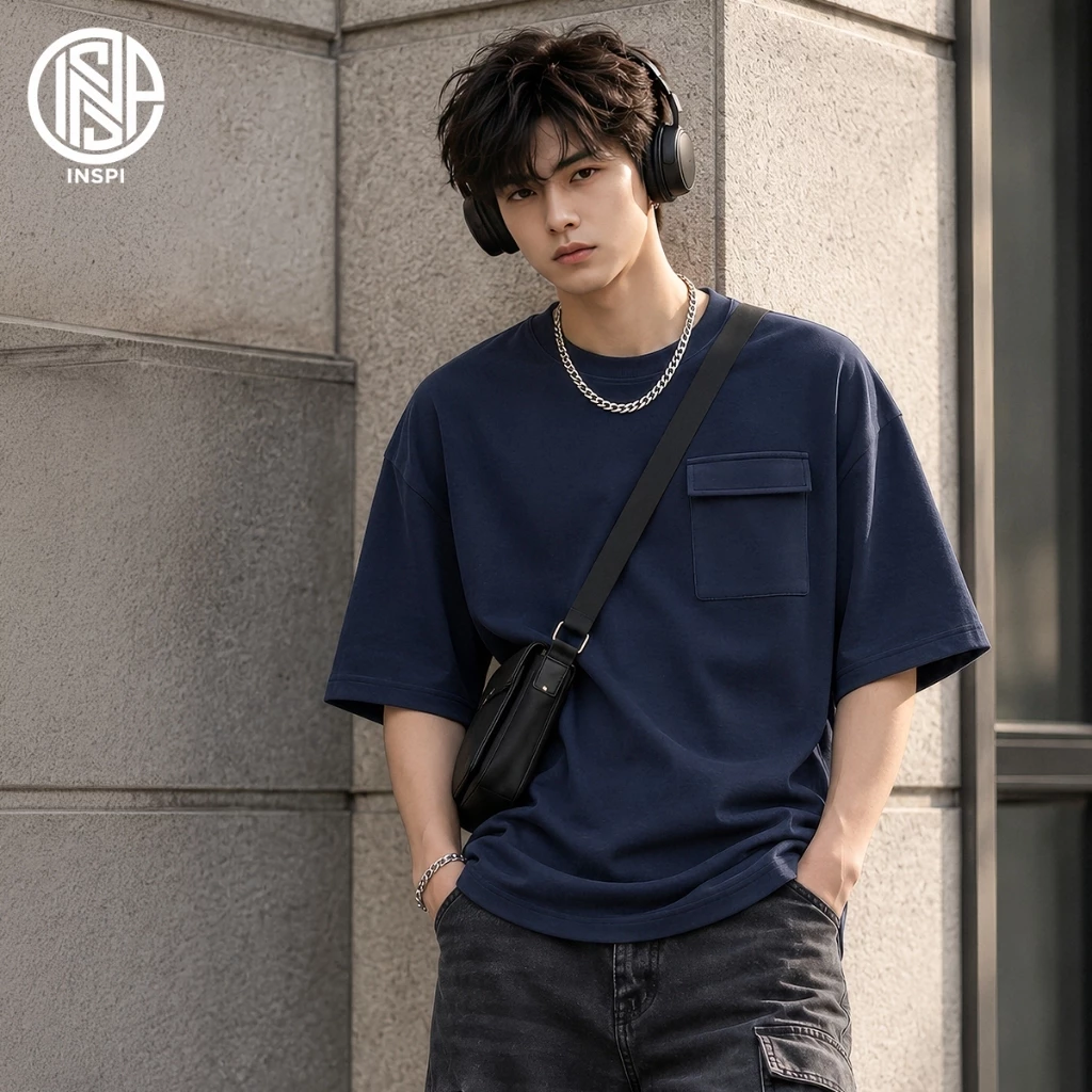 48% OFF INSPI Premium Plain Shirt with Pocket For Men and Women Cotton Korean Style Trendy Tops Collection