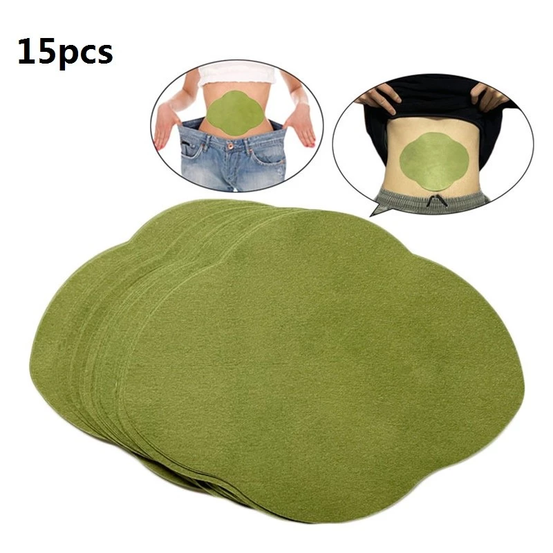 85% OFF 15Pcs Weight Loss Slim Patch Hot Anti Cellulite Body Shaping Plaster Warmwood Navel Sticker Slimming Product Fat Burning