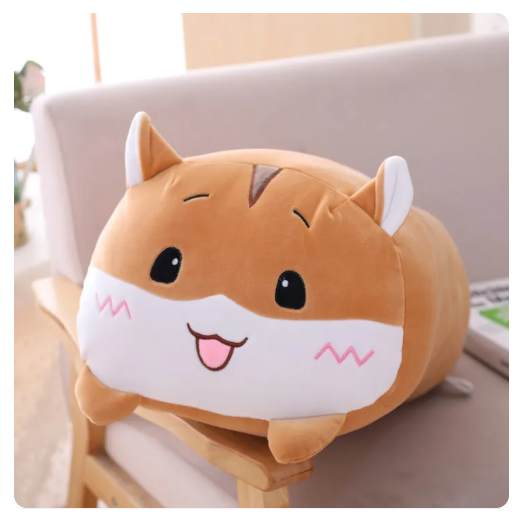 81% OFF KiddoZone Animal Plush Pillow Cat Plush Toy Cartoon Soft Stuffed Dolls Cute Animal Plush Toys Reading Pillows hamster