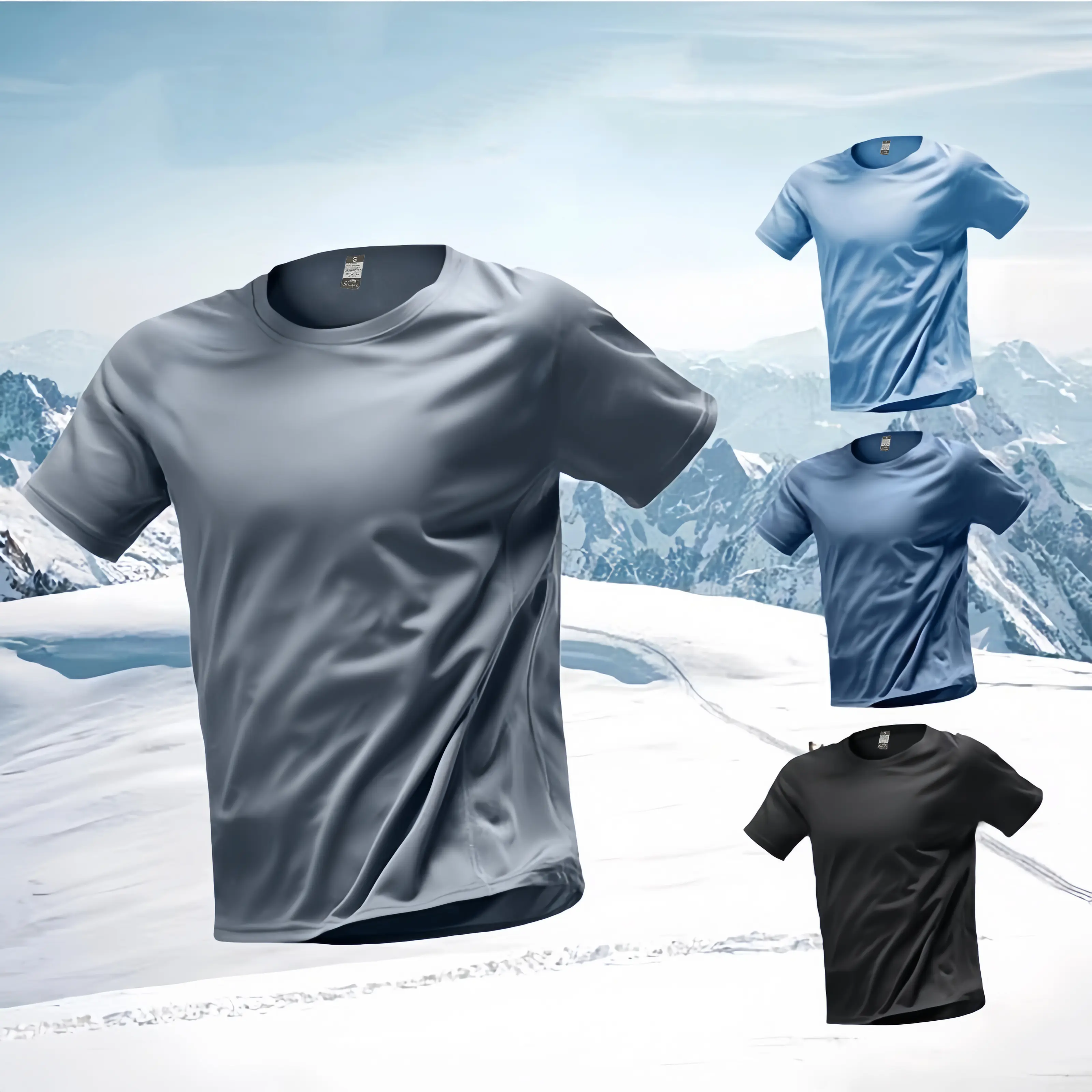 61% OFF [Simple Rush] IceSilk Sport Tee - Tropical Cool Series for Active Lifestyles