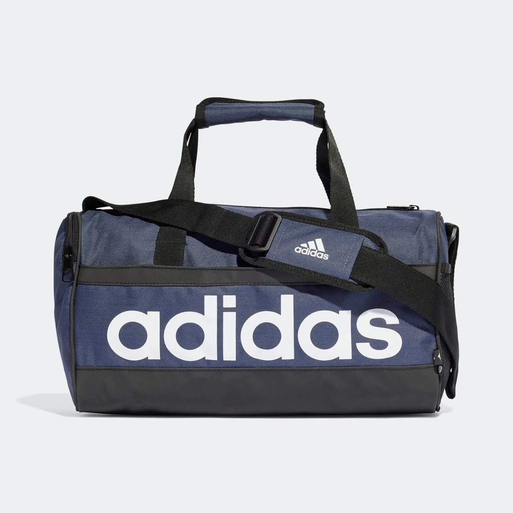 50% OFF adidas Lifestyle Essentials Linear Duffel Bag Extra Small Unisex Blue HR5346