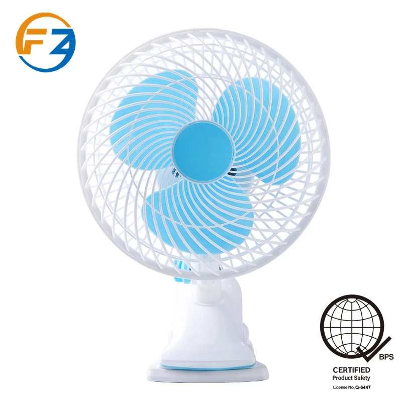 13% OFF FZ New Desktop Fan Portable Shaking Head Three Blade Folding Table Clip Fan Mini Baby Clip Fan