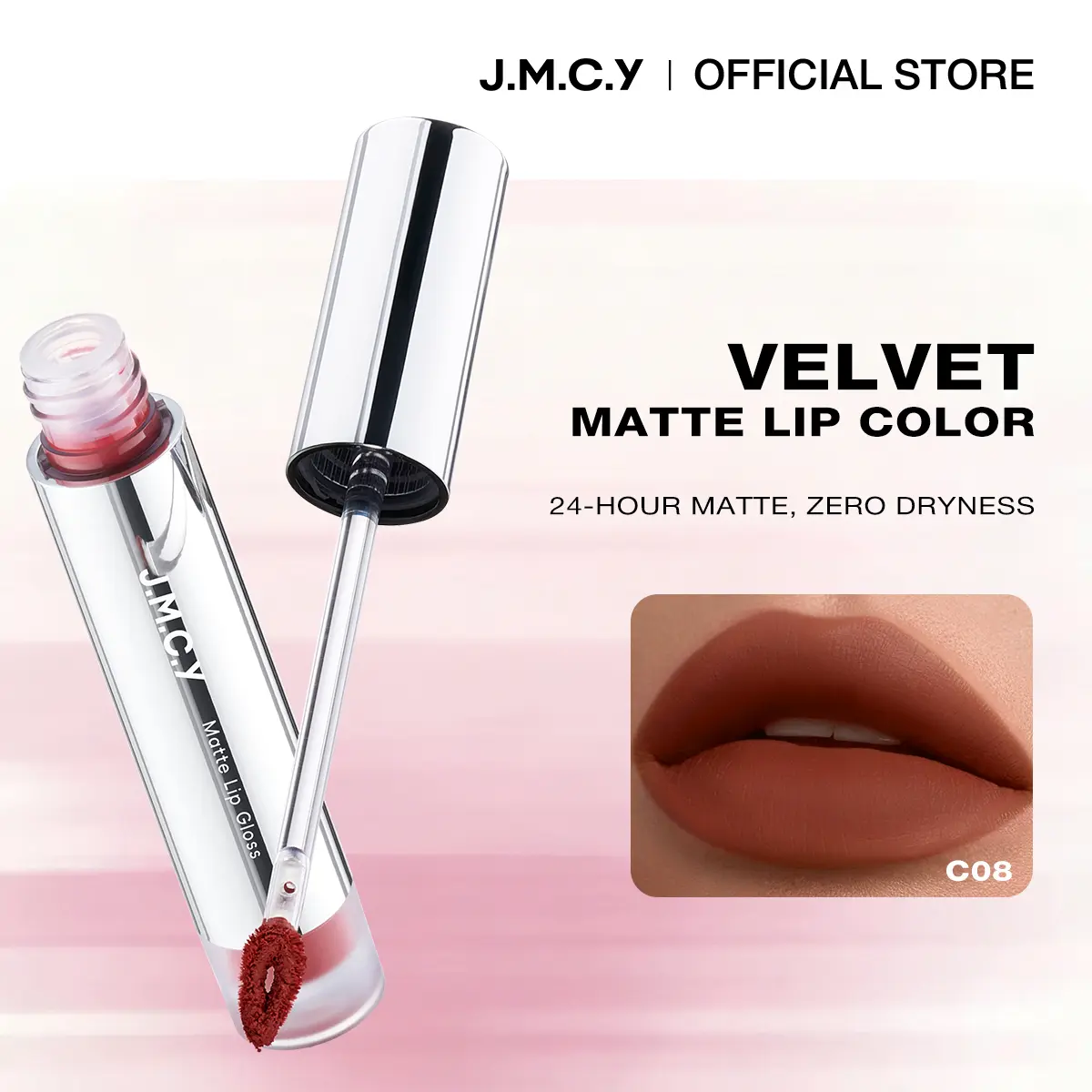 80% OFF【FDA Approved】JMCY Velvet Matte Lip Tint | 24H Glossy Transfer-Proof Lipstick |  Moisturizer High Pigment Moisturizing Gloss | Summer Beach-Ready Makeup  jmcy 2 in 1 Cosmetic Pinoy Fave Tiktok Viral Lipgloss #SummerLipMagicPH