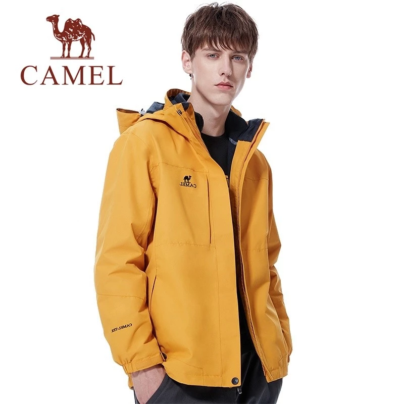 67% OFF CAMEL Men's Fleece-Lined Waterproof and Windproof Outdoor Sports Jacket
