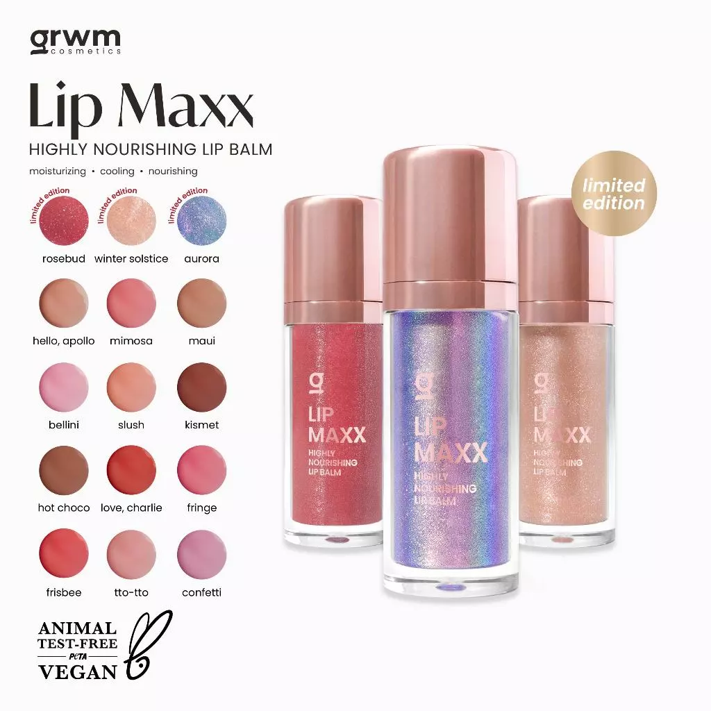 63% OFF GRWM Cosmetics Lip Maxx - Highly Nourishing Lip Balm [moisturizing, cooling, nourishing]