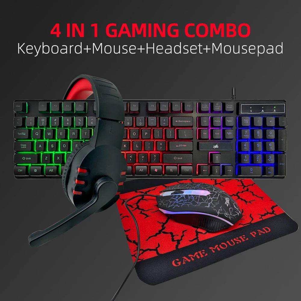 65% OFF Zeus Z-BOX710 4 in 1 Computer Gaming Kit / Gaming Set ZBOX-710