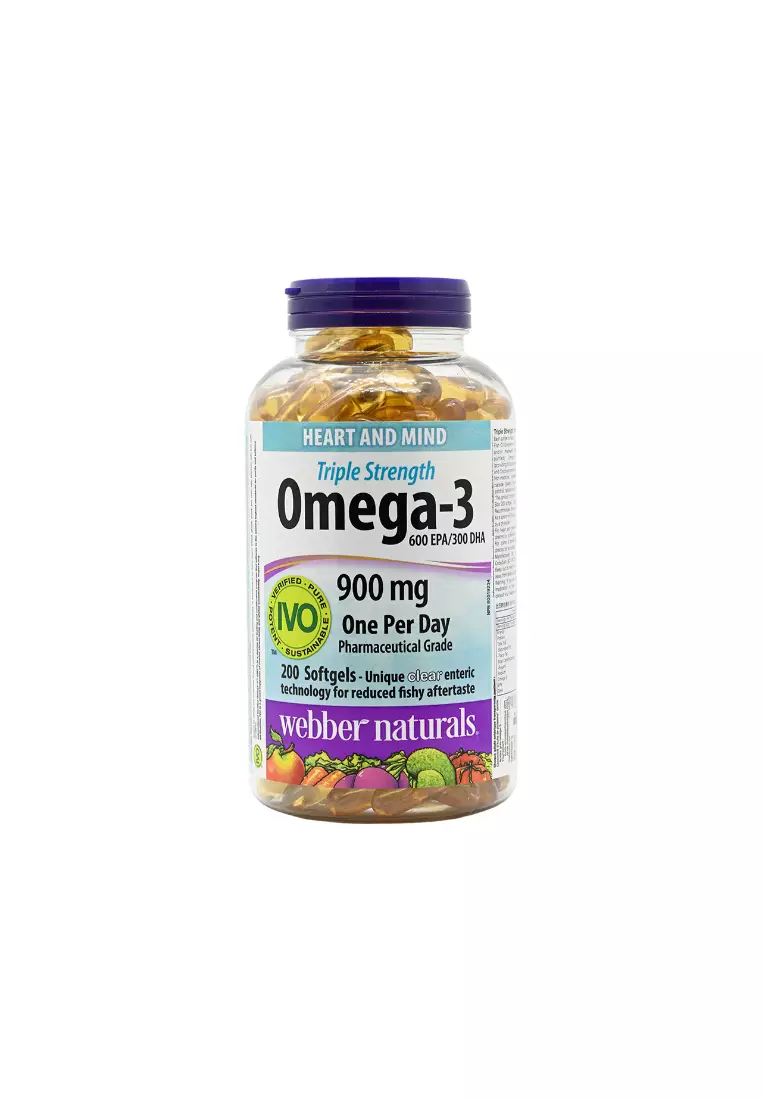 56% OFF WEBBER NATURALS Triple Strength Omega-3 200capsule(s)