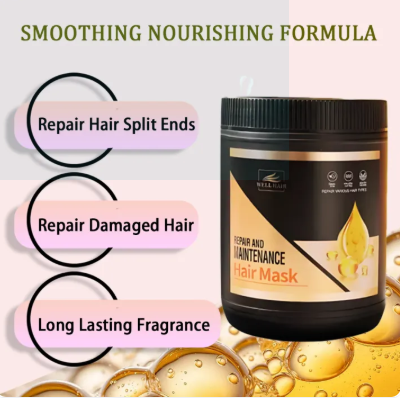 41% OFF [OFFICIAL] Well Hair Repair & Maintenance Hair Mask 1KG | Repair Dry Frizzy Hair | Hair Treatment | Repair Damage