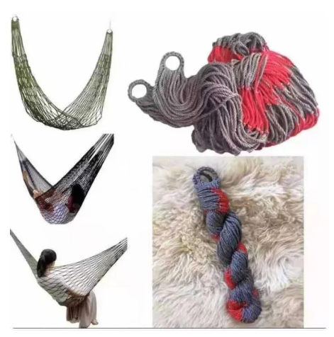 25% OFF Portable Outdoor Cotton Hammock Single Double Swing Hemp Duyan Rope Indoor Mesh Hammock
