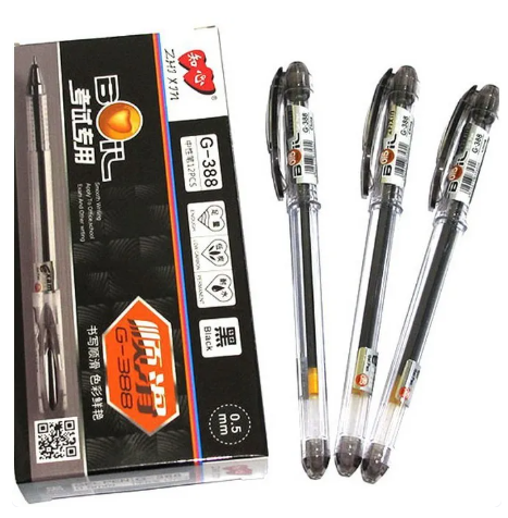 41% OFF Boil 0.5mm G-388 Gel Ink Pen Ballpen Black/Blue/Red 12pcs/box School Office Supplies
