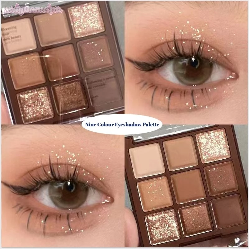 31% OFF 9 Colors Eyeshadow Palette Natural Chocolate Brown Eye Shadow Waterproof Shimmering&matte Eyeshadow