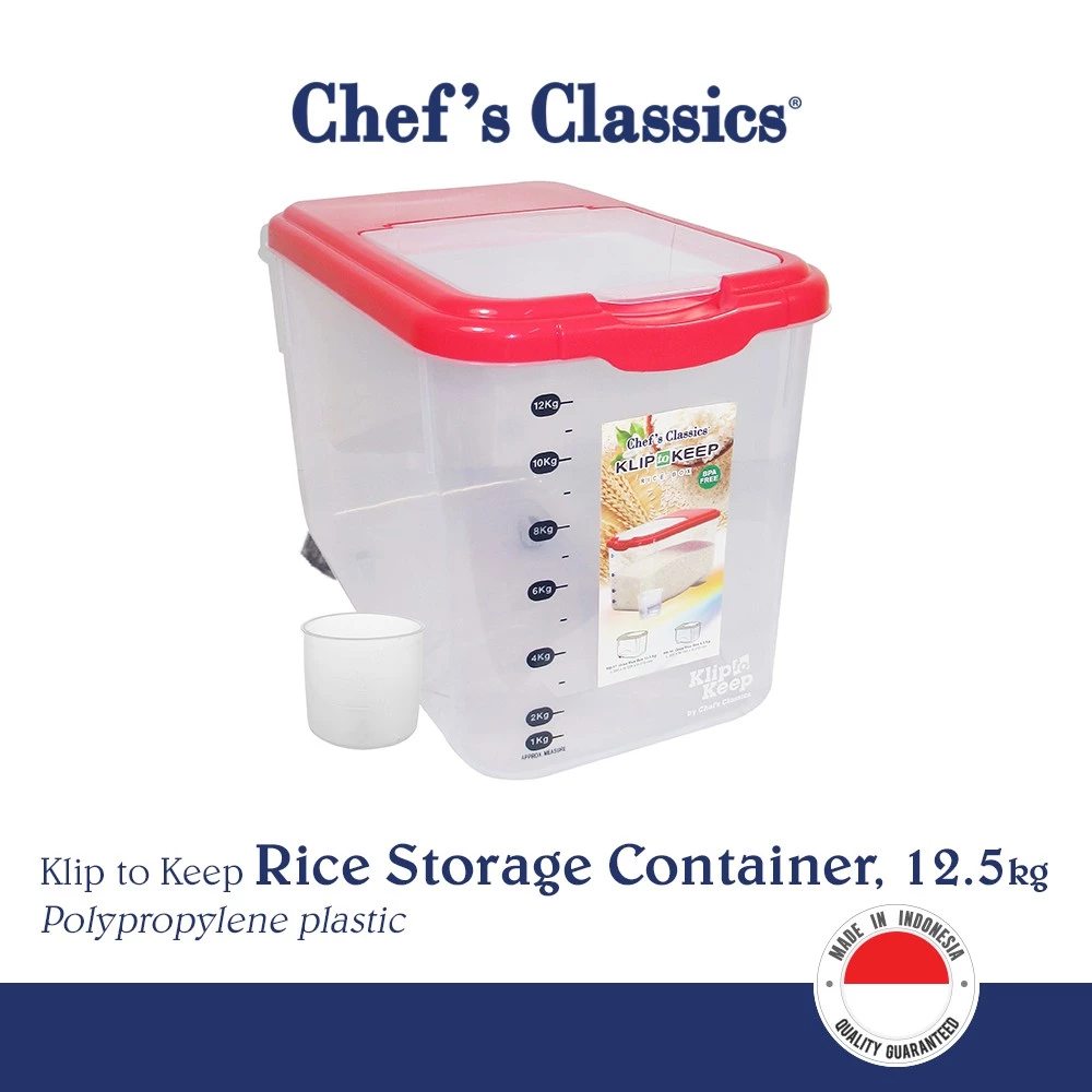40% OFF Chef's Classics Klip To Keep Moistureproof Rice Storage Container, 12.5kg