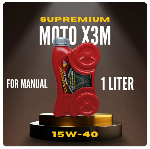 34% OFF SUPREMIUM Moto X3M 15W-40 1 Liter Premium Synthetic