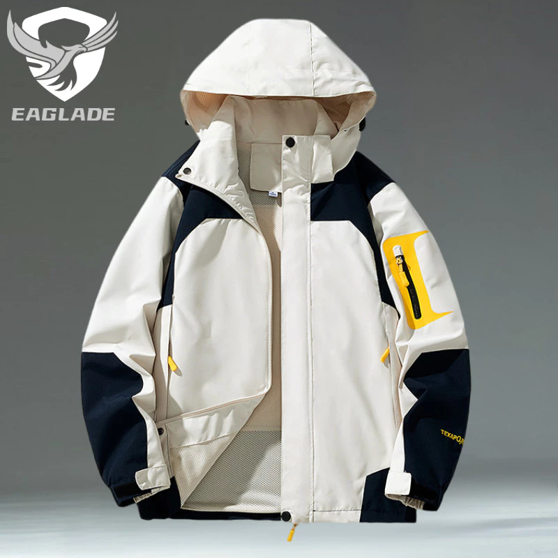 49% OFF EAGLADE Motorcycle Riding Bomber Rider Jacket Waterproof Windbreaker for Men Scratch Resistant 552 in Beige E05