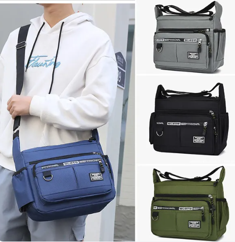 43% OFF 【⏰Wholesale】Men's Messenger Bag Waterproof Sling Bag Large-Capacity Business Shoulder Crossbody Bag
