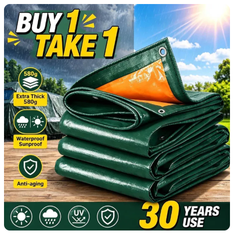 68% OFF JUMBO trapal waterproof makapal Large size 19x26FT maruyama trapal original heavy duty waterproof tarp Anti-aging