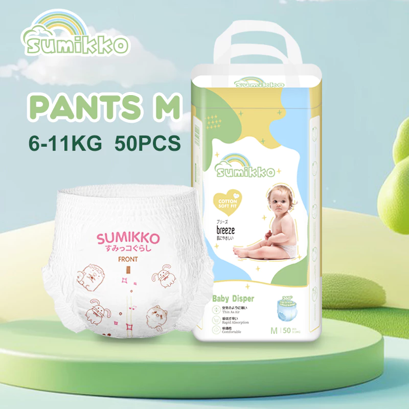 57% OFF SUMIKKO Pull-up Pants 50PCS Baby diapers All size diaper for baby Large Size Medium S M L XL XXL XXXL Tape