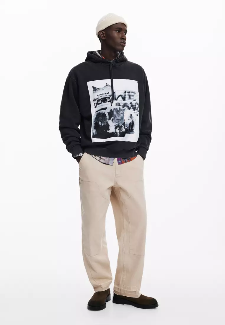 60% OFF Desigual Printed sweatshirt