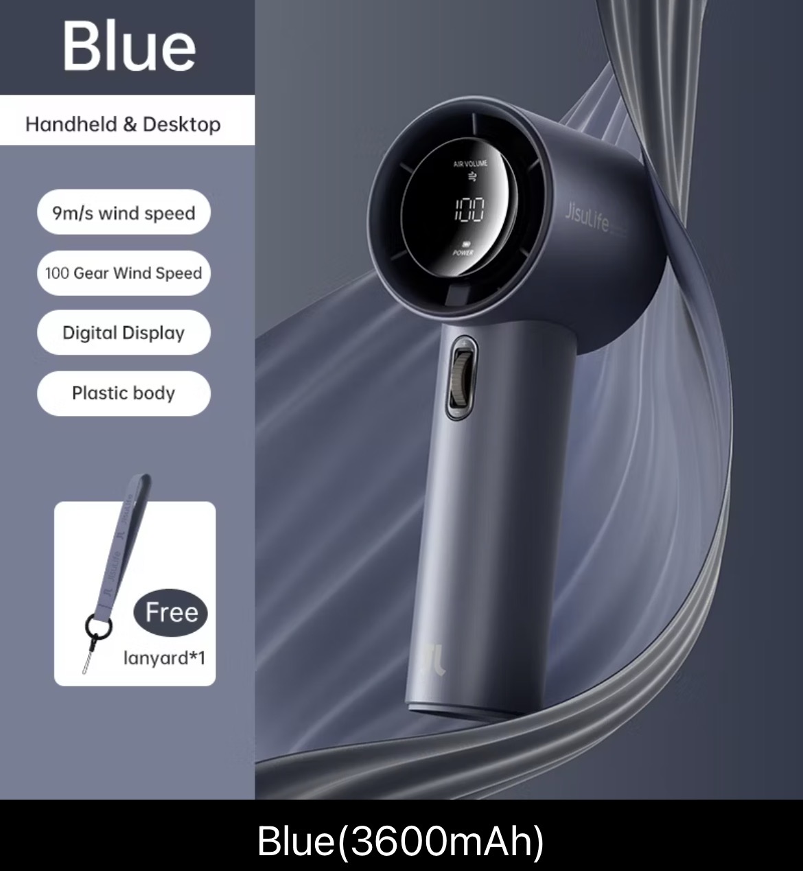 51%OFF ￼JISULIFE Handheld Fan Pro1/Pro1S Mini Fan Rechargeable Jet Fan Strong Wind 100 Gear Wind Speed Metal Body Digital Display Adjustable Turbo Fan For Commuting Outdoor Sports