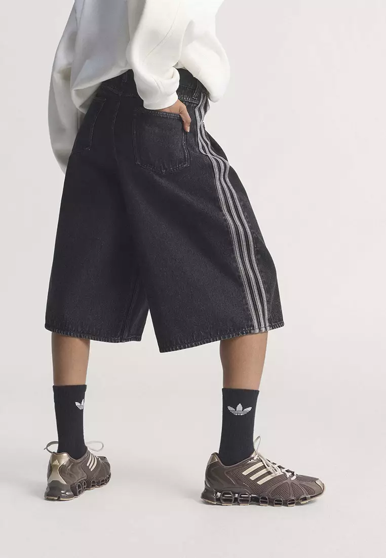 35% OFF ADIDAS Firebird Denim Jorts