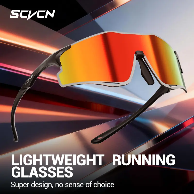 36% OFF Scvcn New Outdoor Photochromic Running Sunglasses for Men & Women, Marathon Ultralight Glasses, Sports Cycling/Bicycle, UV400