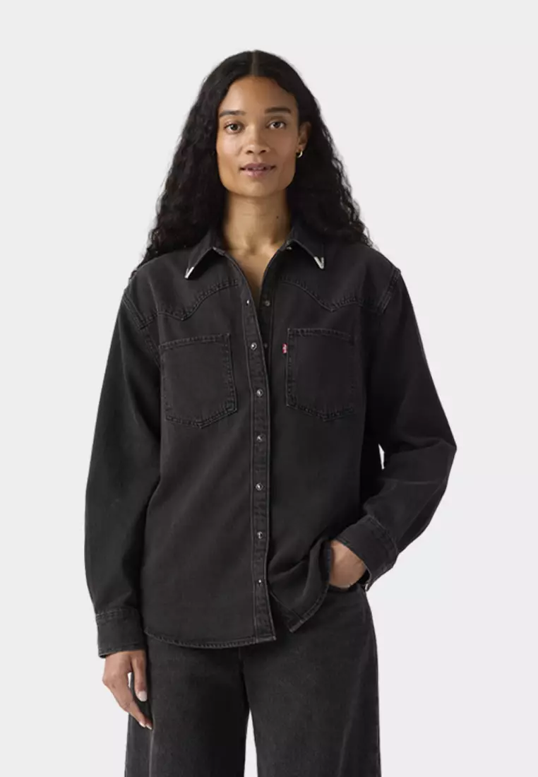 34% OFF Levi's Women's Teodora Western Shirt A7244-0076