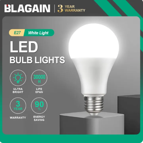 42% OFF Blagain E27 Interface 5W-48W White Bulb Energy-Saving LED Bulb Spherical bulb