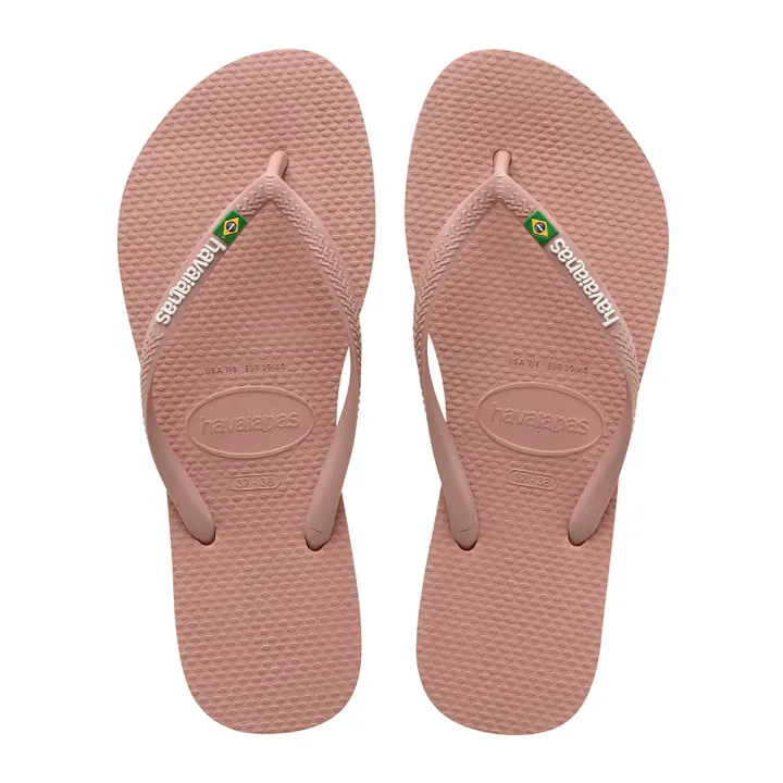 50% OFF Havaianas Women's Slim Brasil Flip Flops (Crocus Rose)