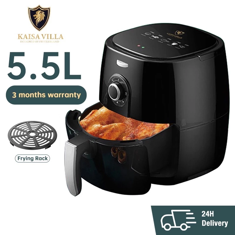67% OFF KAISA VILLA Air Fryer Automatic Oil Free Electric Fries Machine 4.5, 5.5 & 6.5L