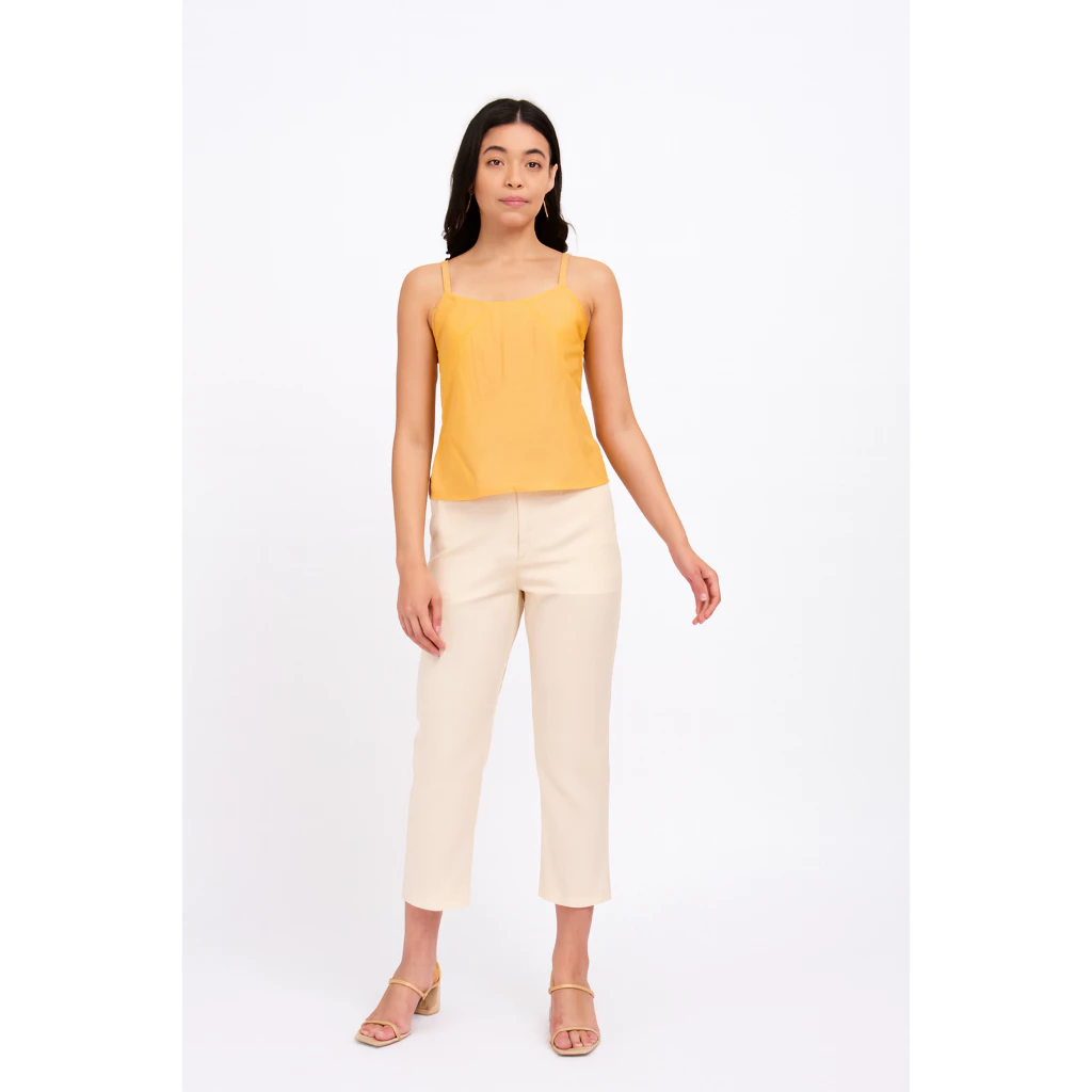 66% OFF Krizia Stretchable Thin Inner Blouse Small Petite Size Spaghetti Strap Top