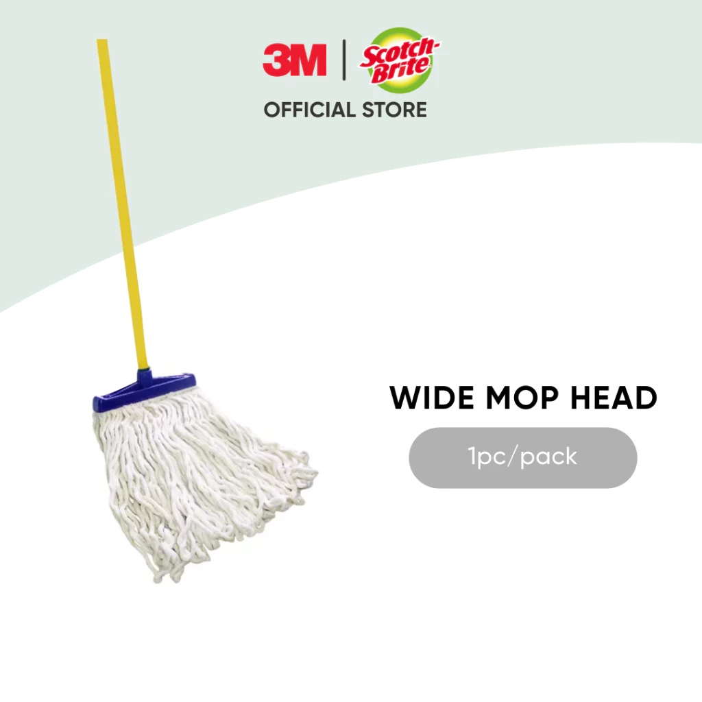 21% OFF 3M™ Scotch Brite® Wide Cleaning Mop Set 1pc/pack - Durable Cotton and Polyester Mop