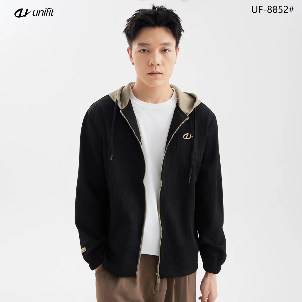 50% OFF UNIFIT Hoodie Jacket Plain Long Sleeve Jacket For Men And Women High Quality Polo Jacket UF-8852