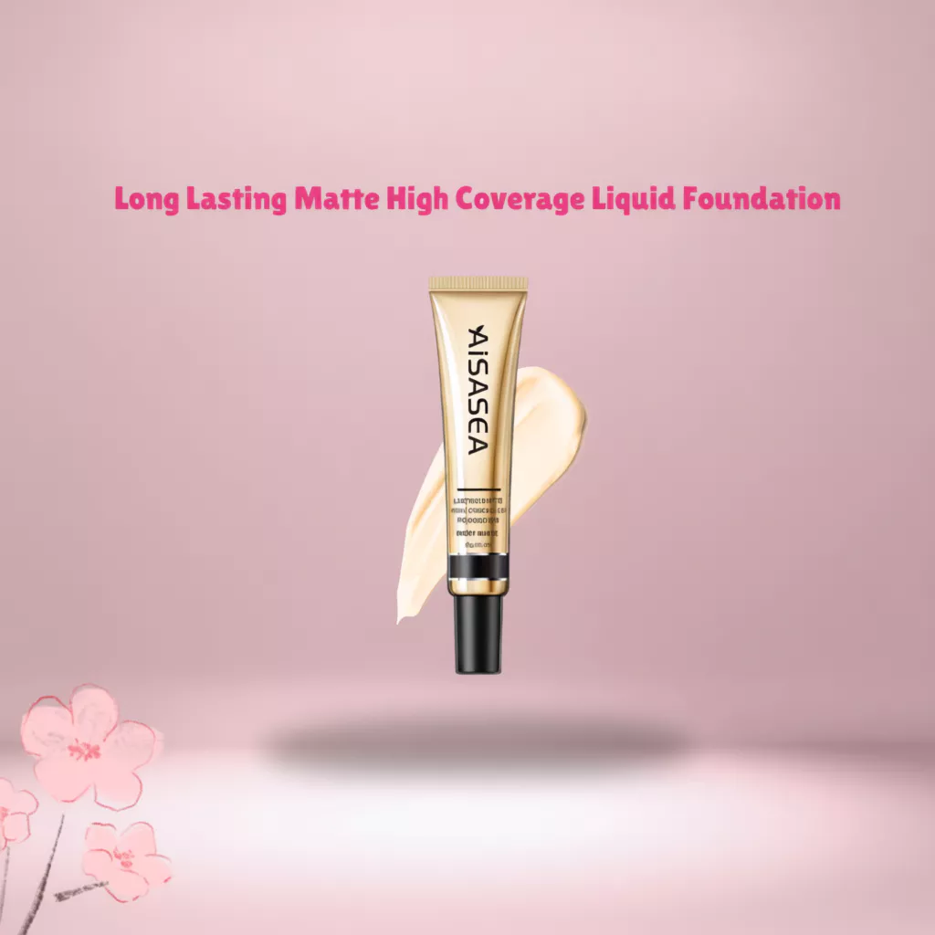 53% OFF AISASEA High Coverage Foundation with SPF30, Long-Lasting Matte Finish 30g