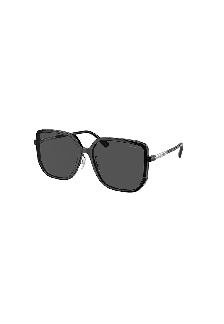 36% OFF Coach Women Irregular Frame Black Sunglasses, UV Protection - HC8401D