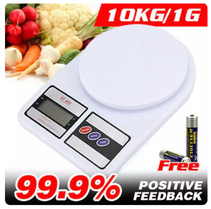 76% OFF 10KG/1G Kitchen Scales Food Baking Weight Digital LCD Electronic Weighing Scale Digital Kitchen Scale Multifunction Food Scale