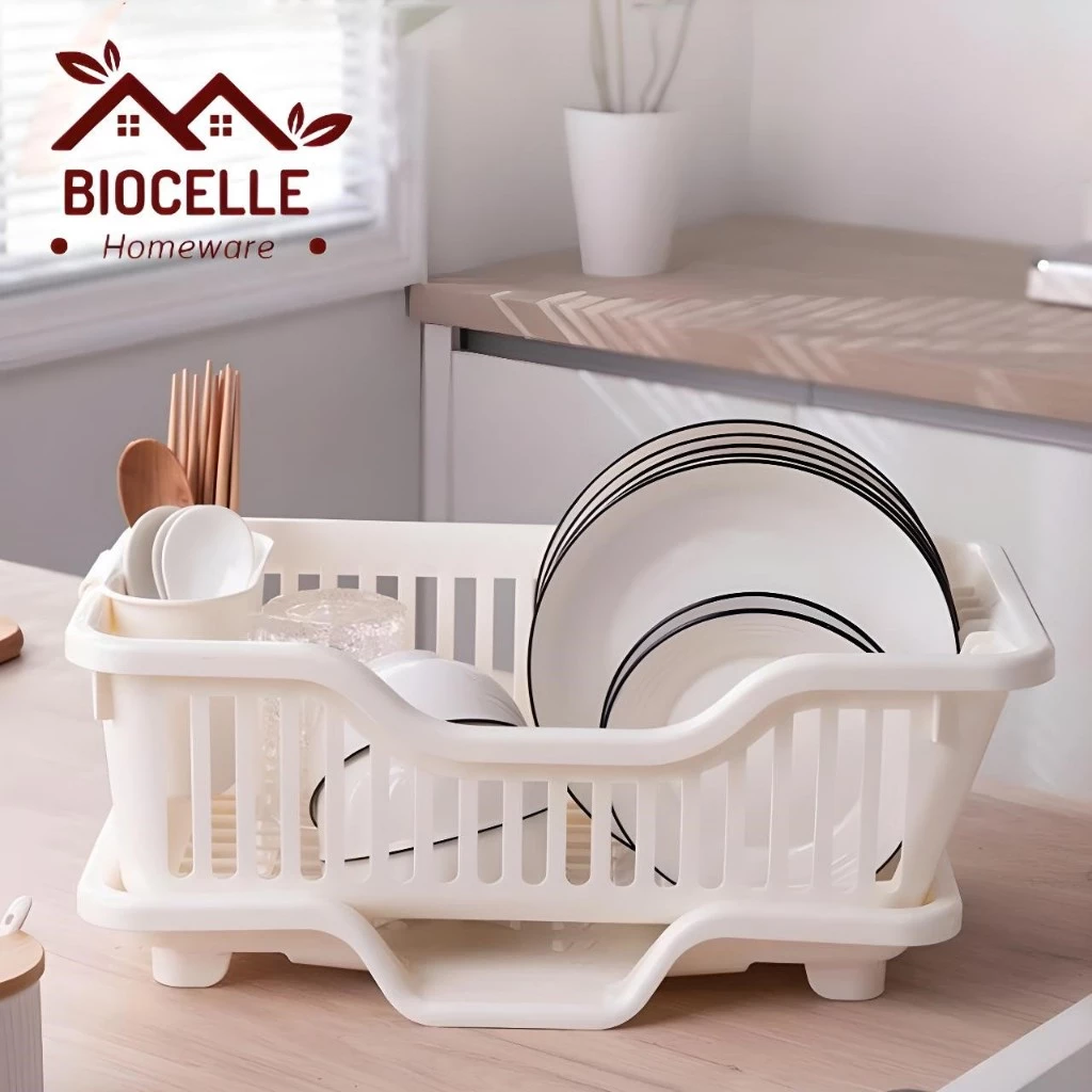 84% OFF Biocelle Draining Dish Rack Kitchen Organizer small - 40*22*16CM - Kitchen Dish Drainer Rack Plastic