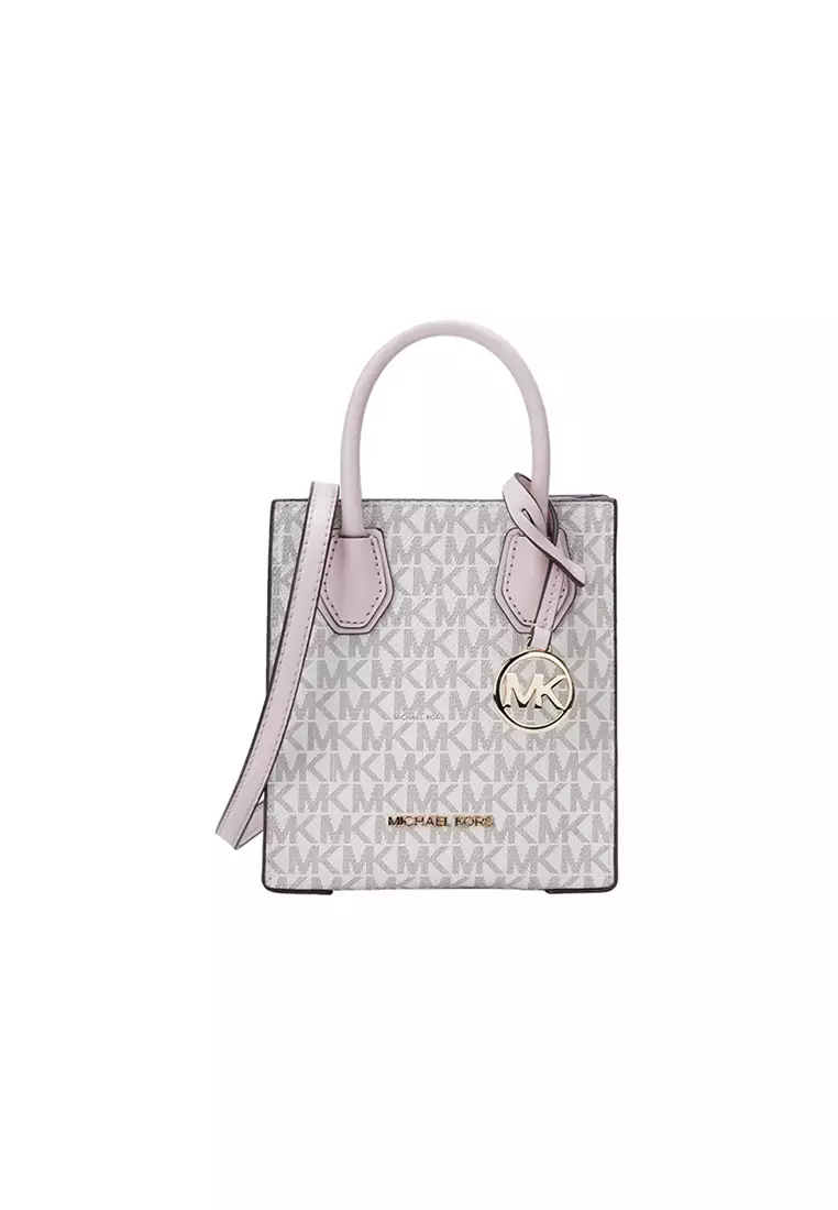 82% OFF Mercer Extra-Small Logo and Leather Crossbody Bag In Powder Blush Multi 35T1GM9C0I