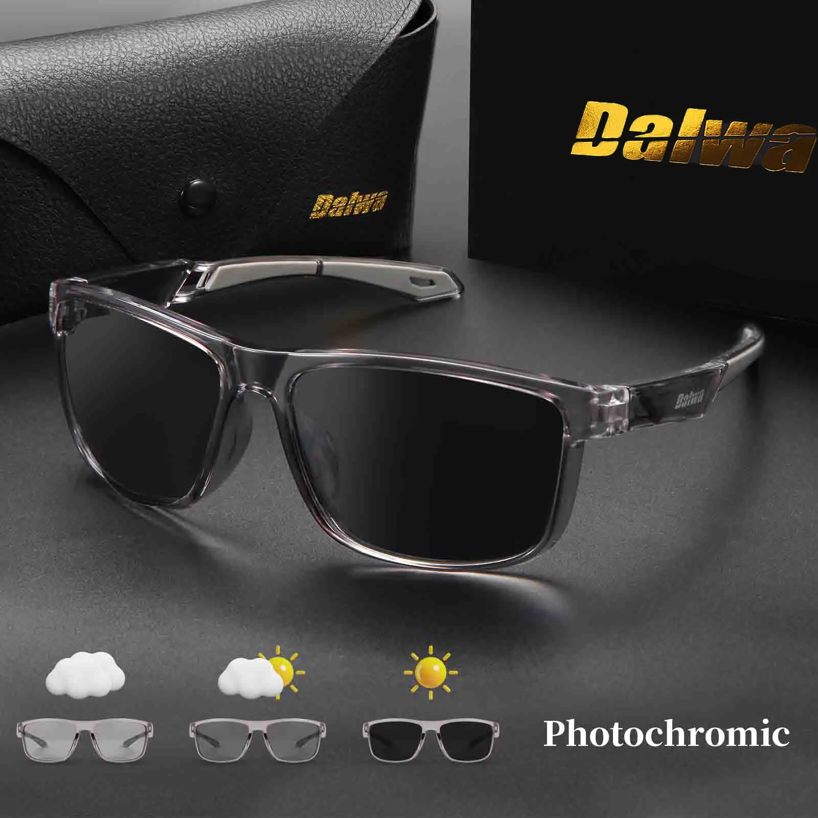 72% OFF Dalwa Photochromic Day and Night Vision Raining Driving Color-changing Sunglasses Polarised Anti glare Flexible TR90 Men's Driving Shades Male Fishing  UV400 Eyewear Outdoor Sports