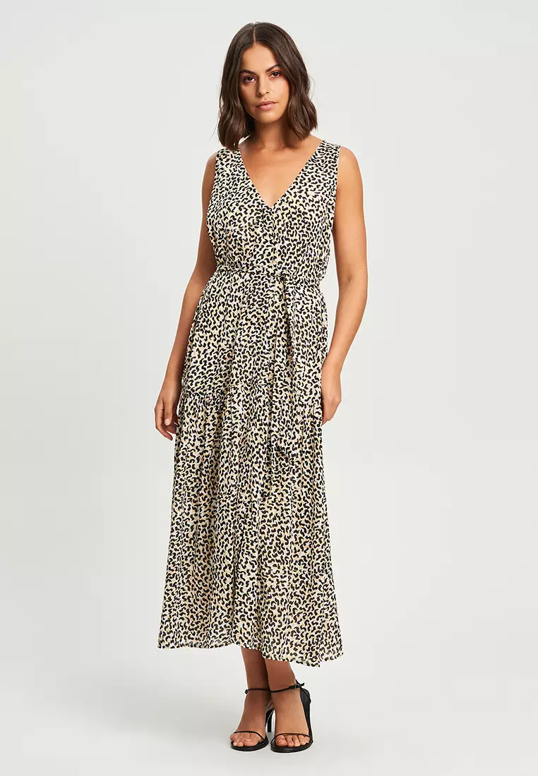 94% OFF REUX Sunrise Midi Dress