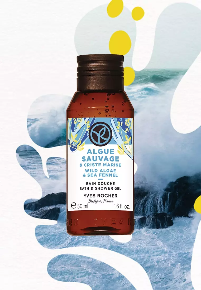 65% OFF [CLEARANCE SALE] Wild Algae & Sea Fennel Energizing Mini Bath & Shower Gel 50 ml
