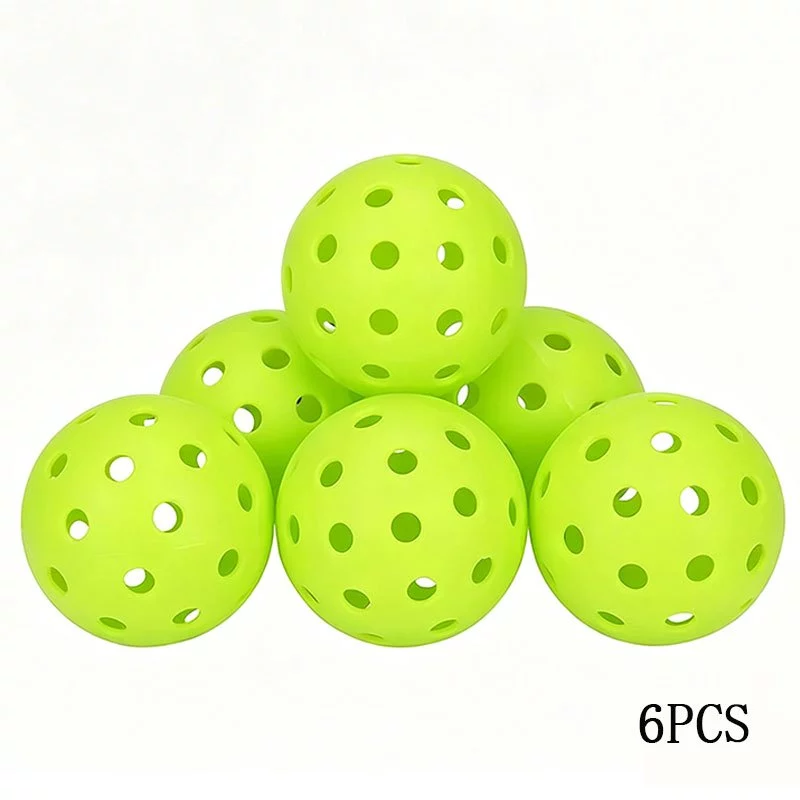 54% OFF 12Pcs Pickle balls Training Ball 40-Hole Design Outdoor Pickleball Balls for Courts Practice Balls